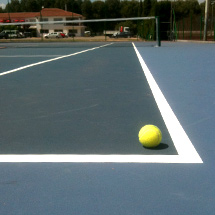 Courts de tennis en gazon synthtique